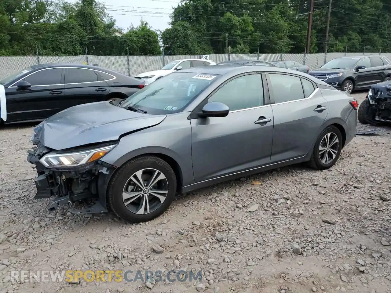 1 Photograph of a damaged car 3N1AB8CV3MY270911 NISSAN SENTRA 2021