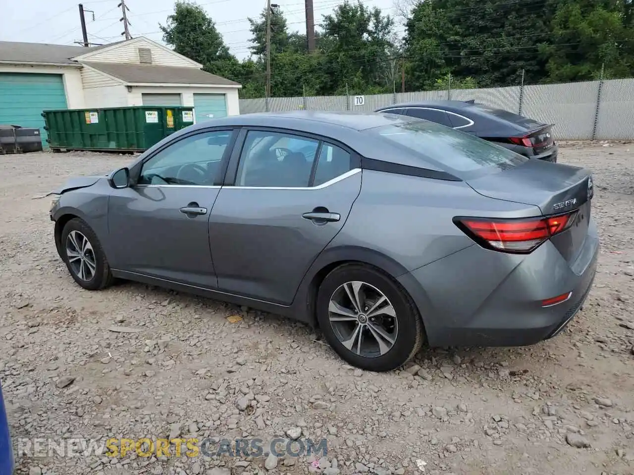 2 Photograph of a damaged car 3N1AB8CV3MY270911 NISSAN SENTRA 2021
