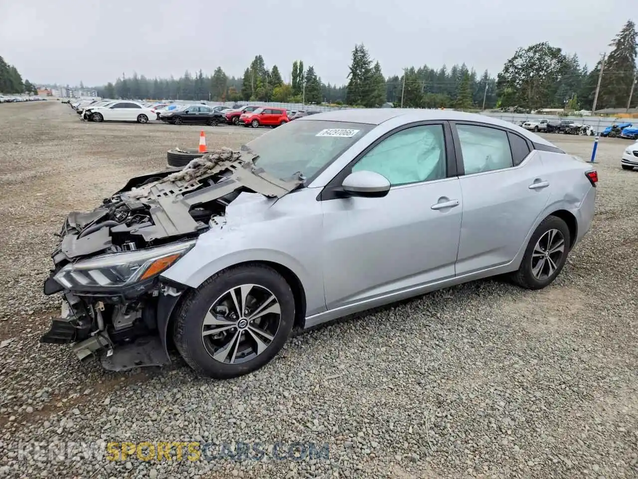 1 Photograph of a damaged car 3N1AB8CV3MY272660 NISSAN SENTRA 2021