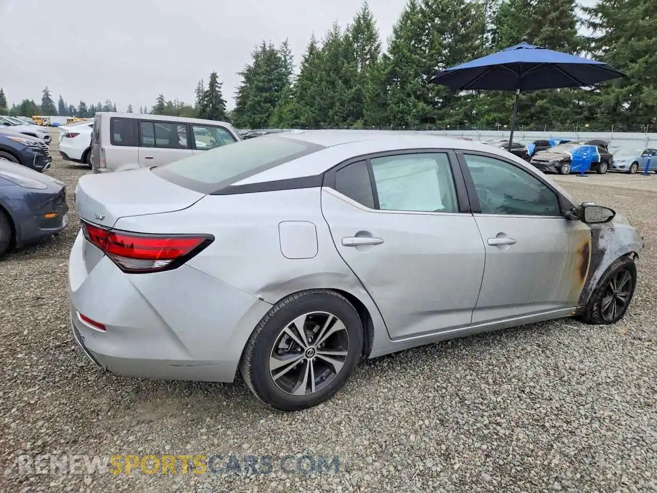 3 Photograph of a damaged car 3N1AB8CV3MY272660 NISSAN SENTRA 2021