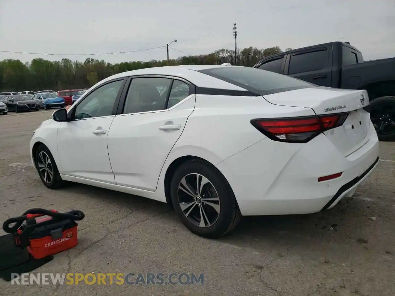 2 Photograph of a damaged car 3N1AB8CV3MY274098 NISSAN SENTRA 2021