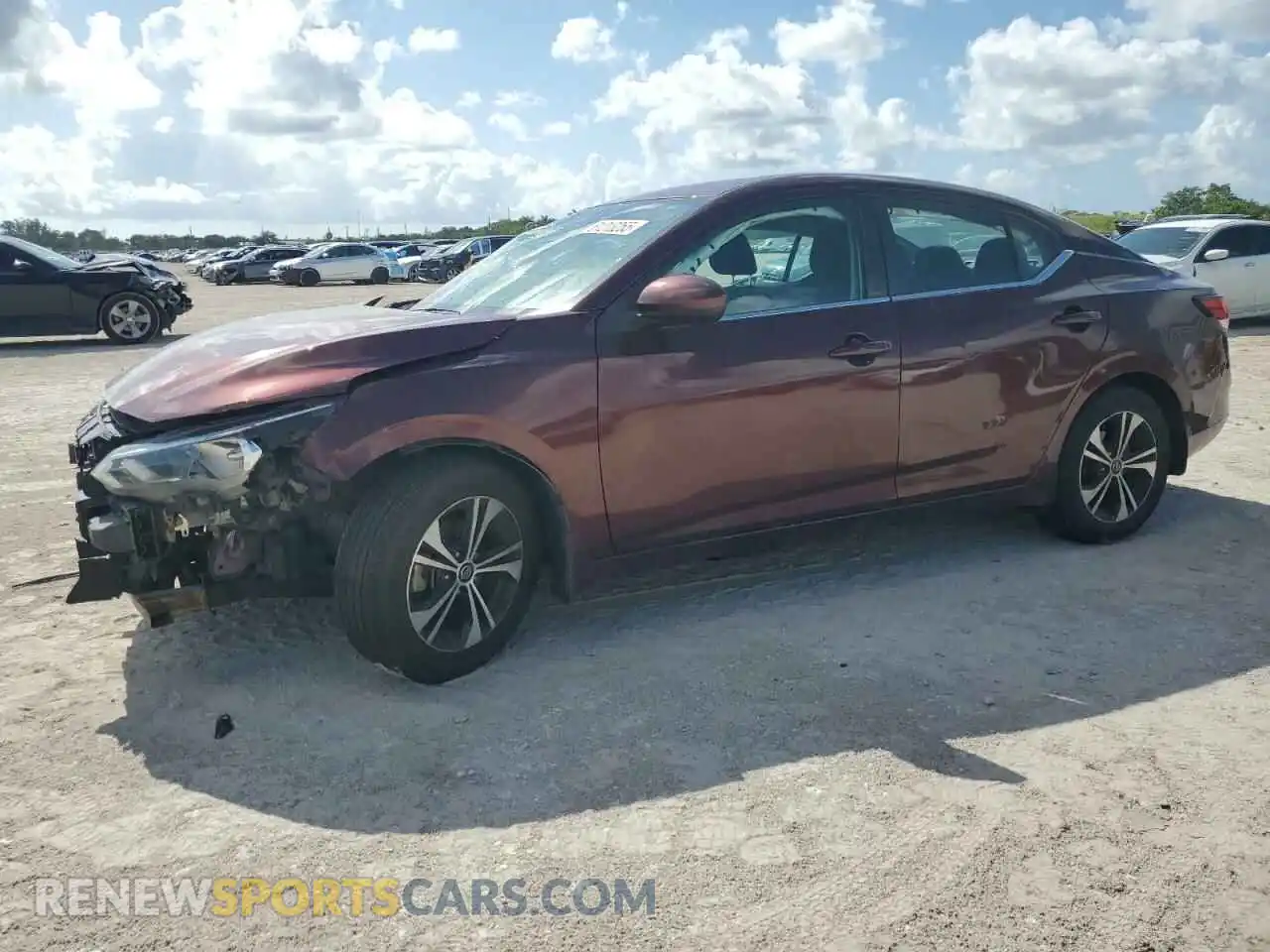 1 Photograph of a damaged car 3N1AB8CV3MY278751 NISSAN SENTRA 2021