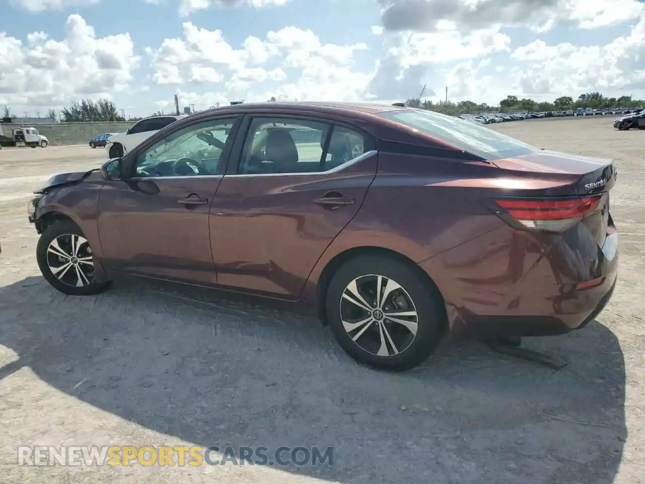 2 Photograph of a damaged car 3N1AB8CV3MY278751 NISSAN SENTRA 2021