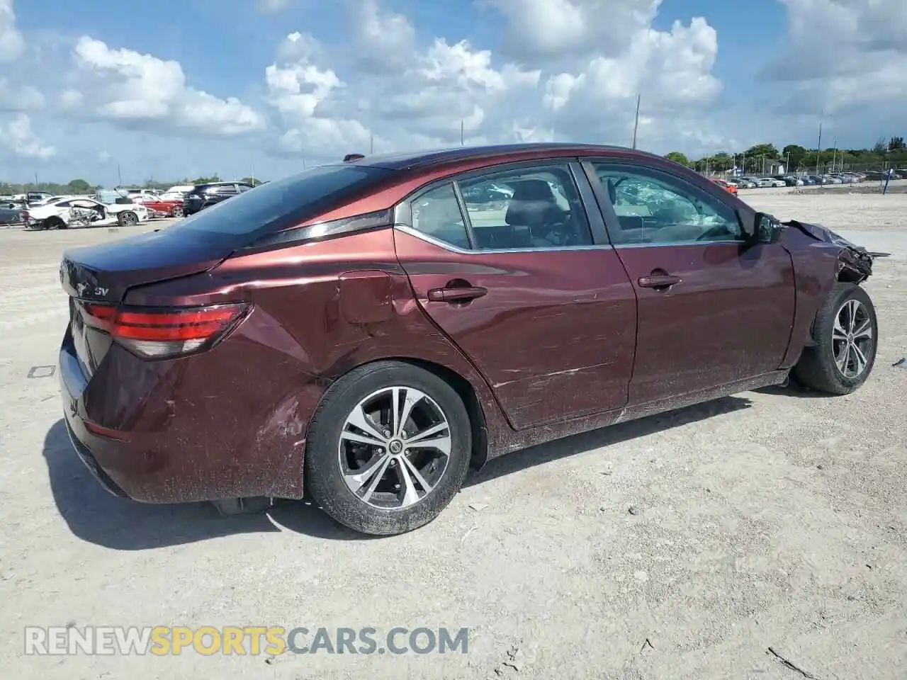 3 Photograph of a damaged car 3N1AB8CV3MY278751 NISSAN SENTRA 2021