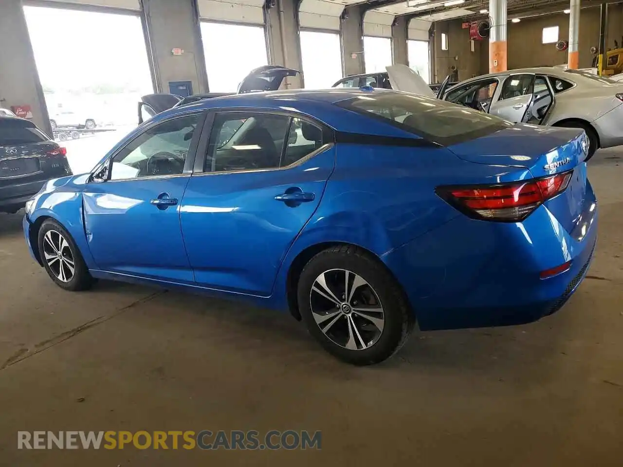 2 Photograph of a damaged car 3N1AB8CV3MY284971 NISSAN SENTRA 2021