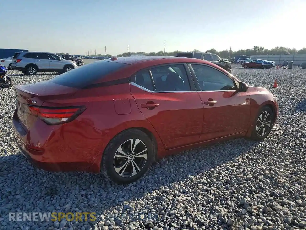 3 Photograph of a damaged car 3N1AB8CV3MY285392 NISSAN SENTRA 2021