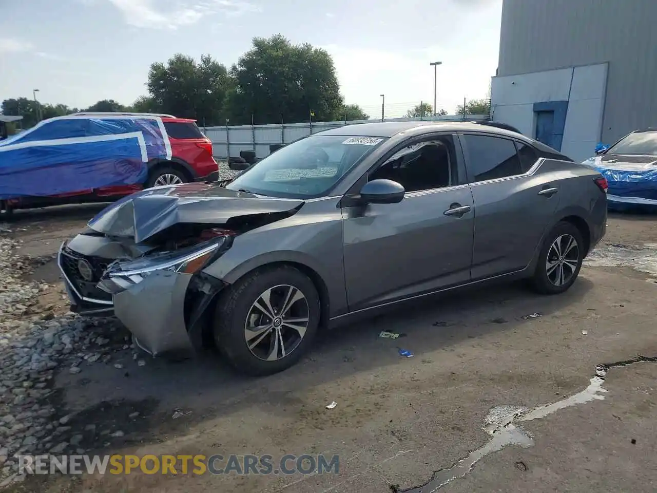 1 Photograph of a damaged car 3N1AB8CV3MY291550 NISSAN SENTRA 2021