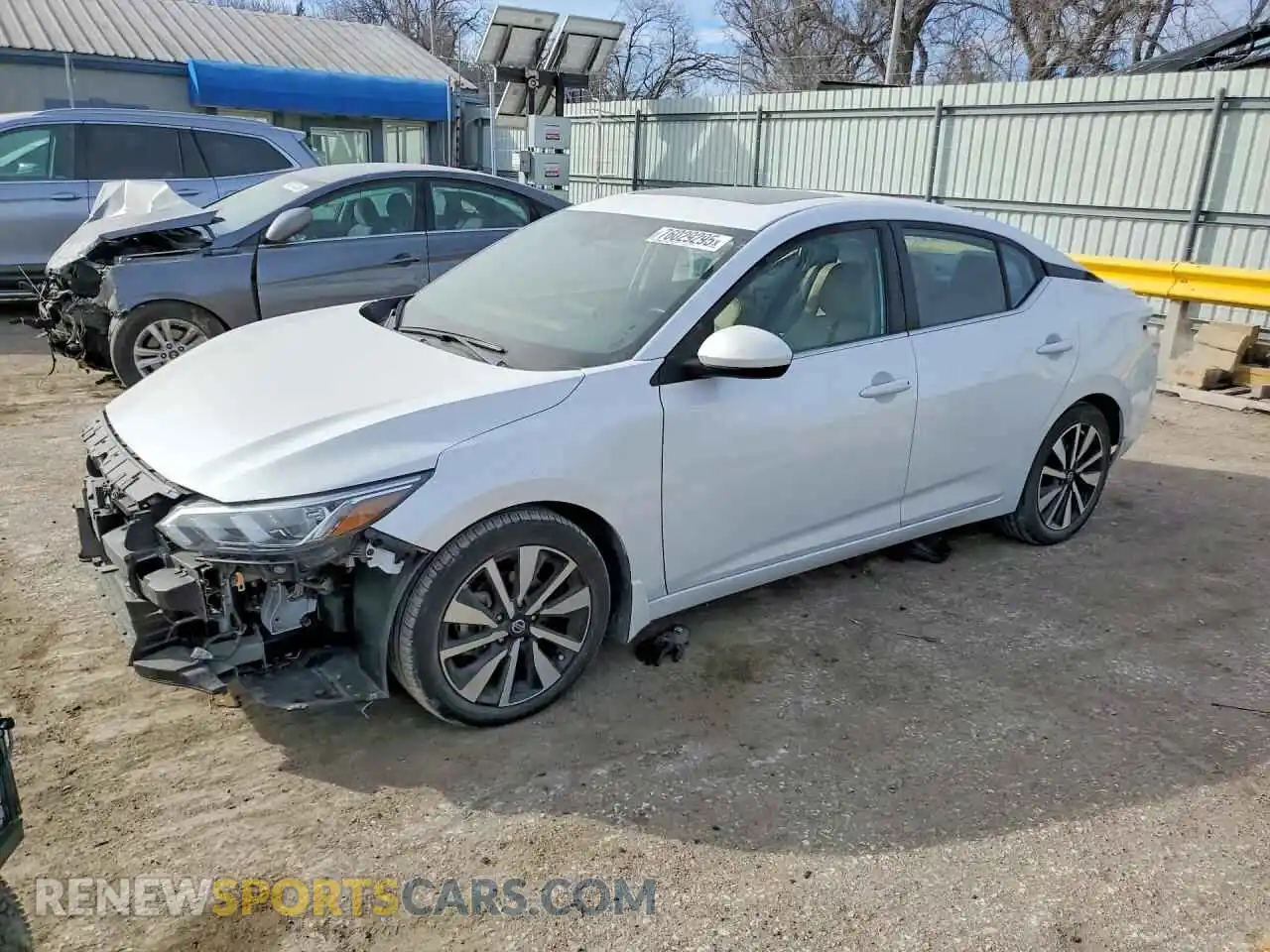 1 Photograph of a damaged car 3N1AB8CV3MY297011 NISSAN SENTRA 2021
