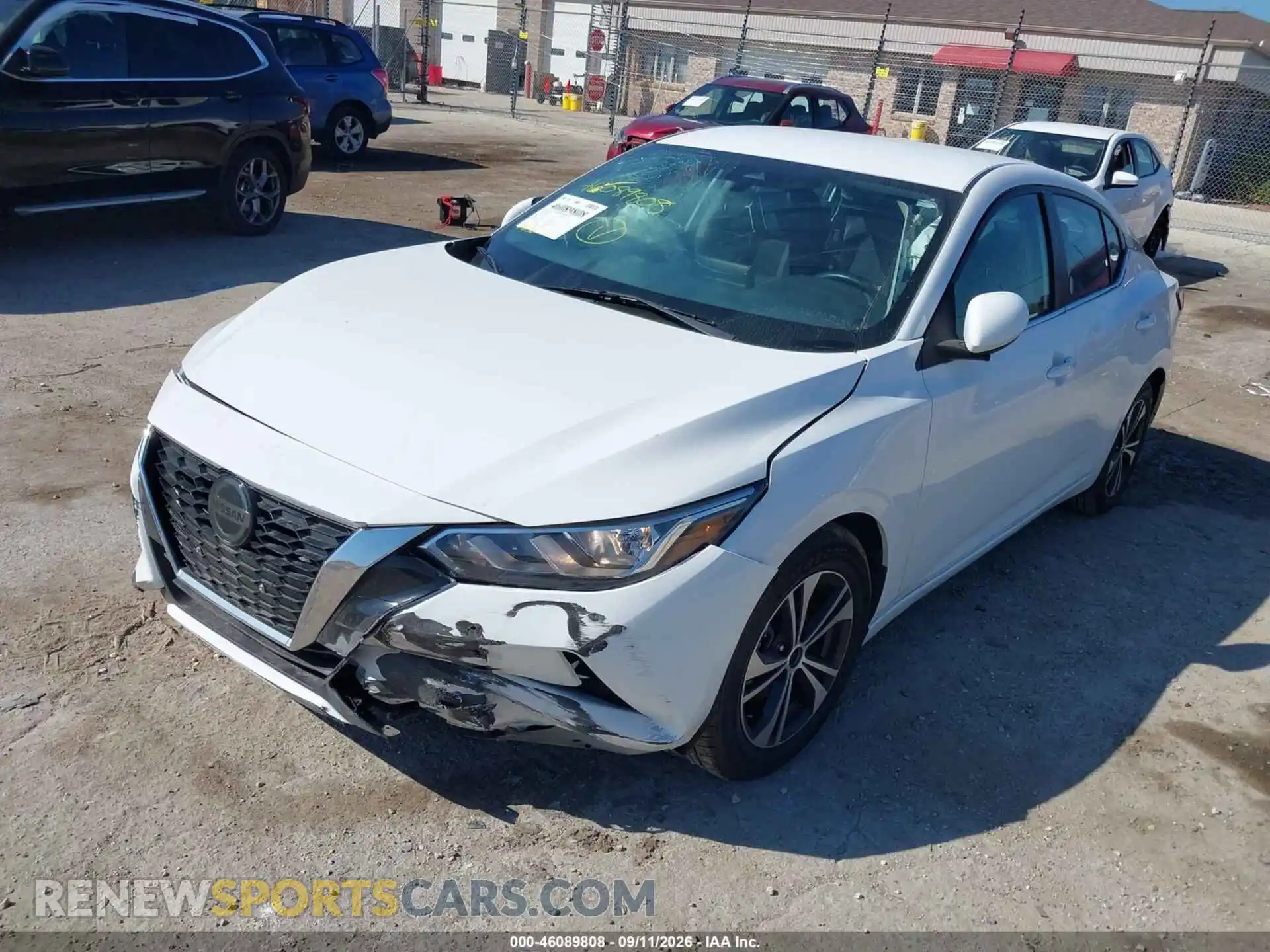 2 Photograph of a damaged car 3N1AB8CV3MY301316 NISSAN SENTRA 2021