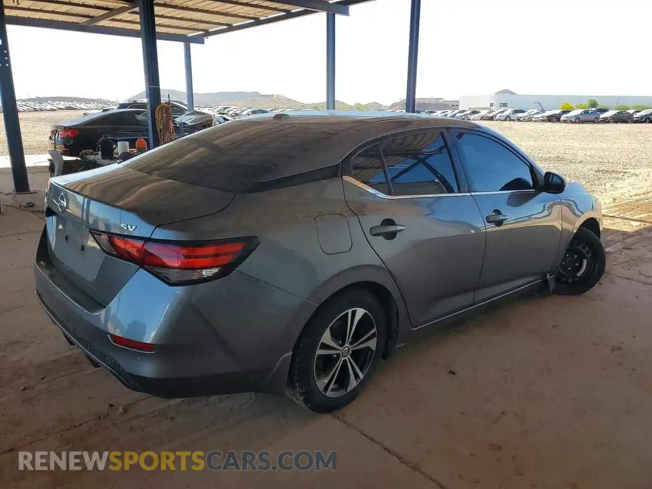 3 Photograph of a damaged car 3N1AB8CV3MY303163 NISSAN SENTRA 2021
