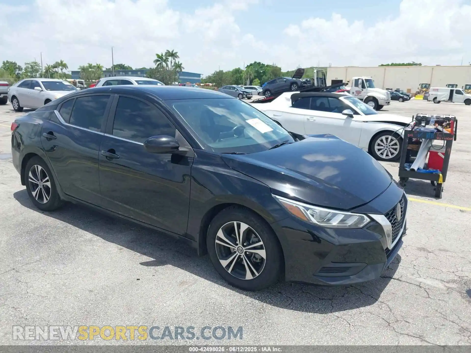 1 Photograph of a damaged car 3N1AB8CV3MY304779 NISSAN SENTRA 2021