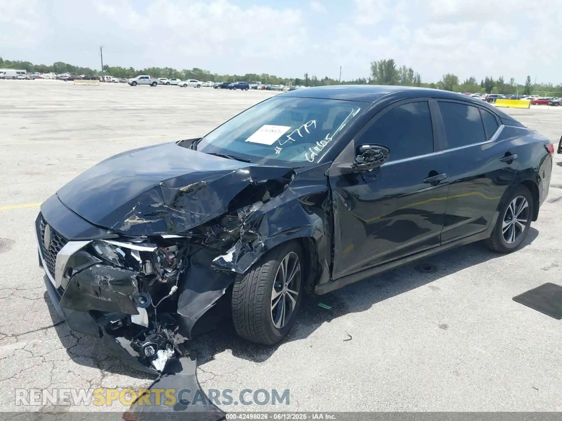 2 Photograph of a damaged car 3N1AB8CV3MY304779 NISSAN SENTRA 2021