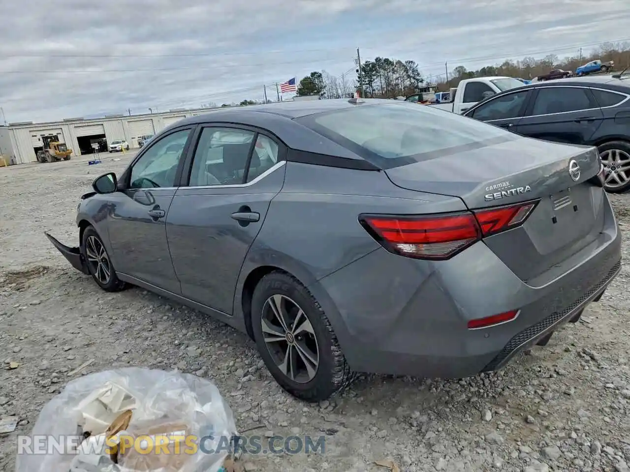 2 Photograph of a damaged car 3N1AB8CV3MY304913 NISSAN SENTRA 2021