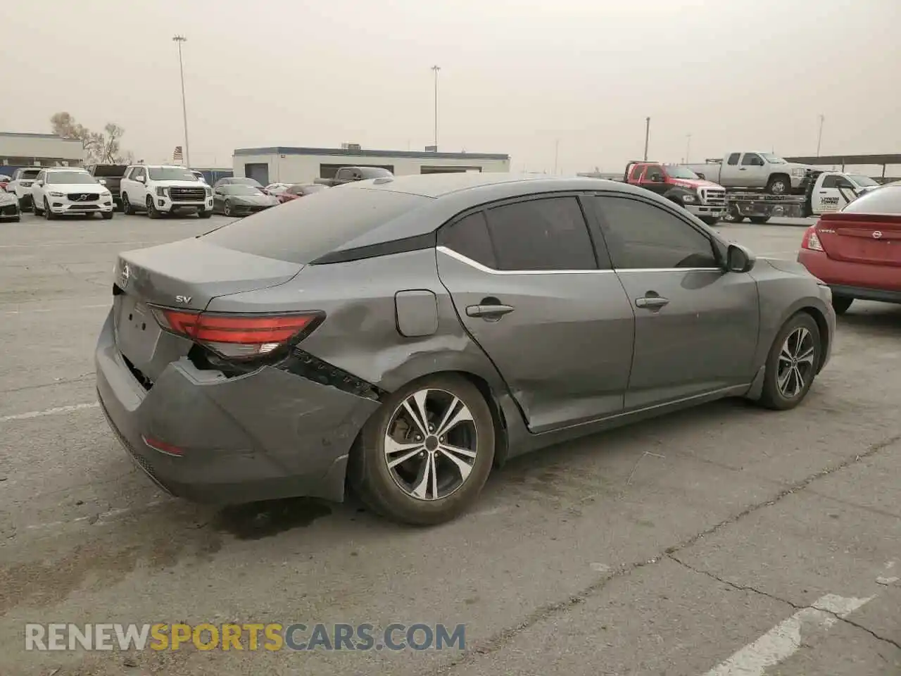 3 Photograph of a damaged car 3N1AB8CV3MY308668 NISSAN SENTRA 2021