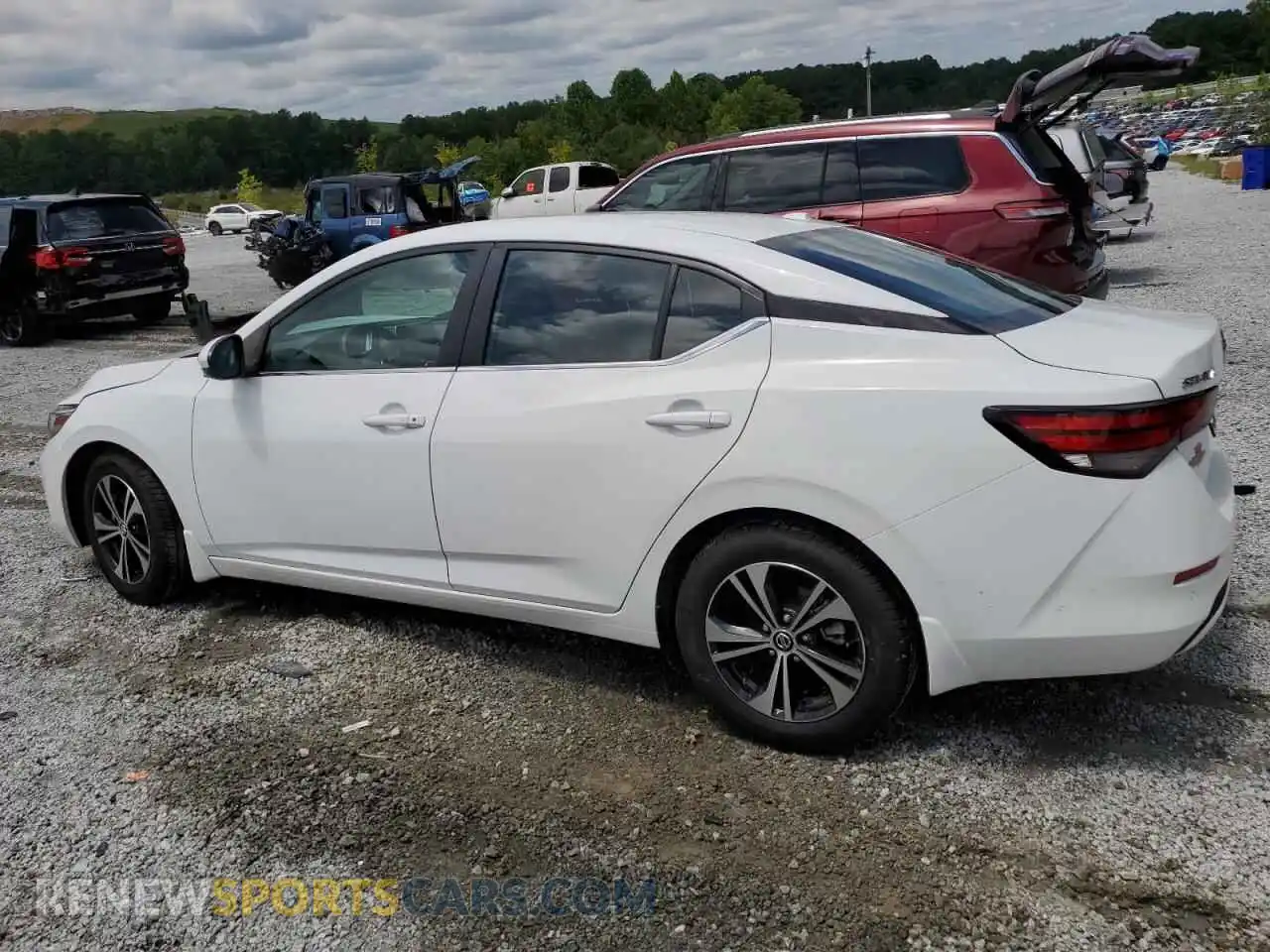 2 Photograph of a damaged car 3N1AB8CV3MY309089 NISSAN SENTRA 2021