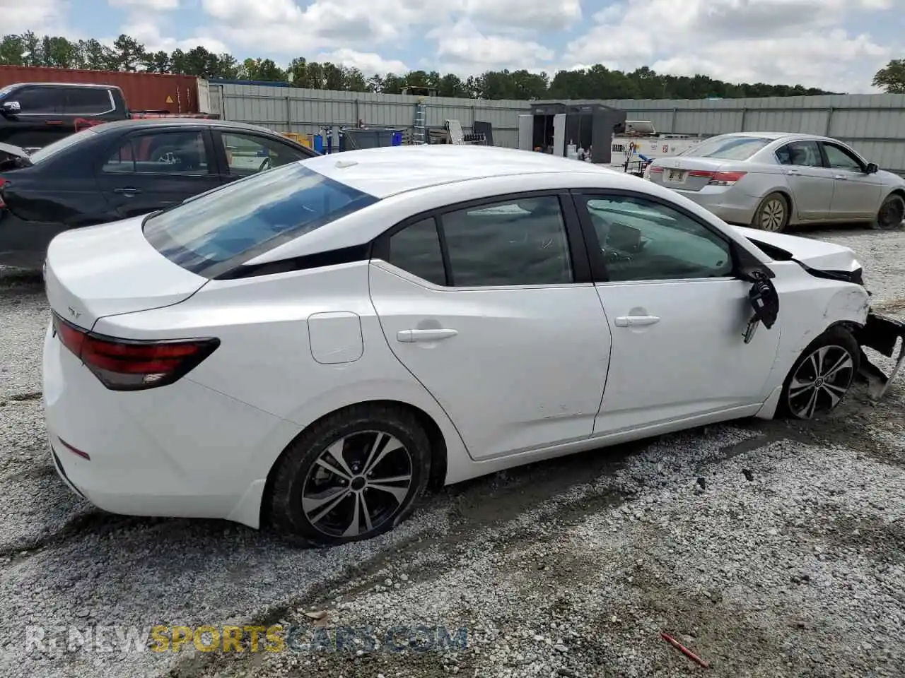 3 Photograph of a damaged car 3N1AB8CV3MY309089 NISSAN SENTRA 2021