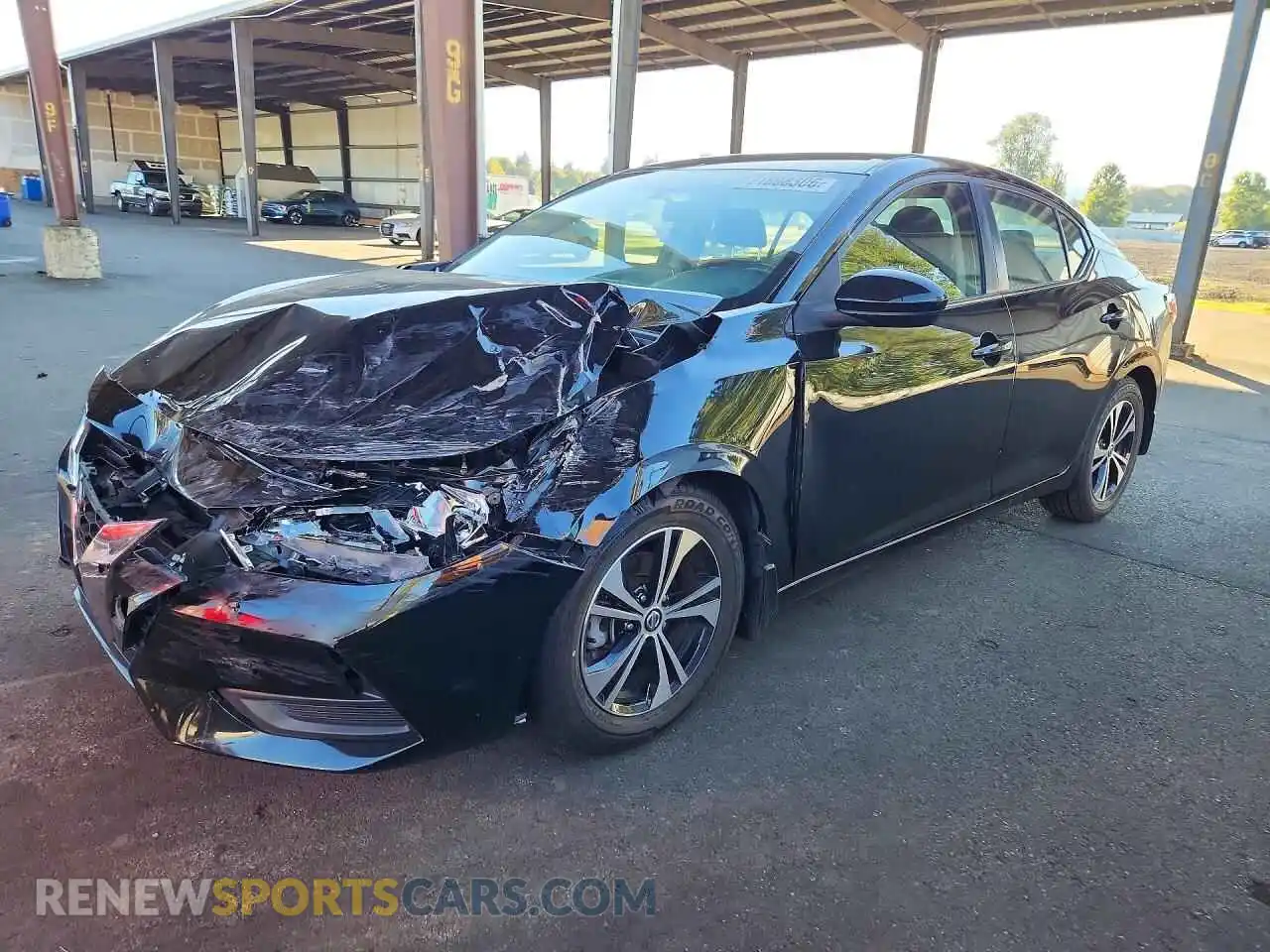 1 Photograph of a damaged car 3N1AB8CV3MY311232 NISSAN SENTRA 2021