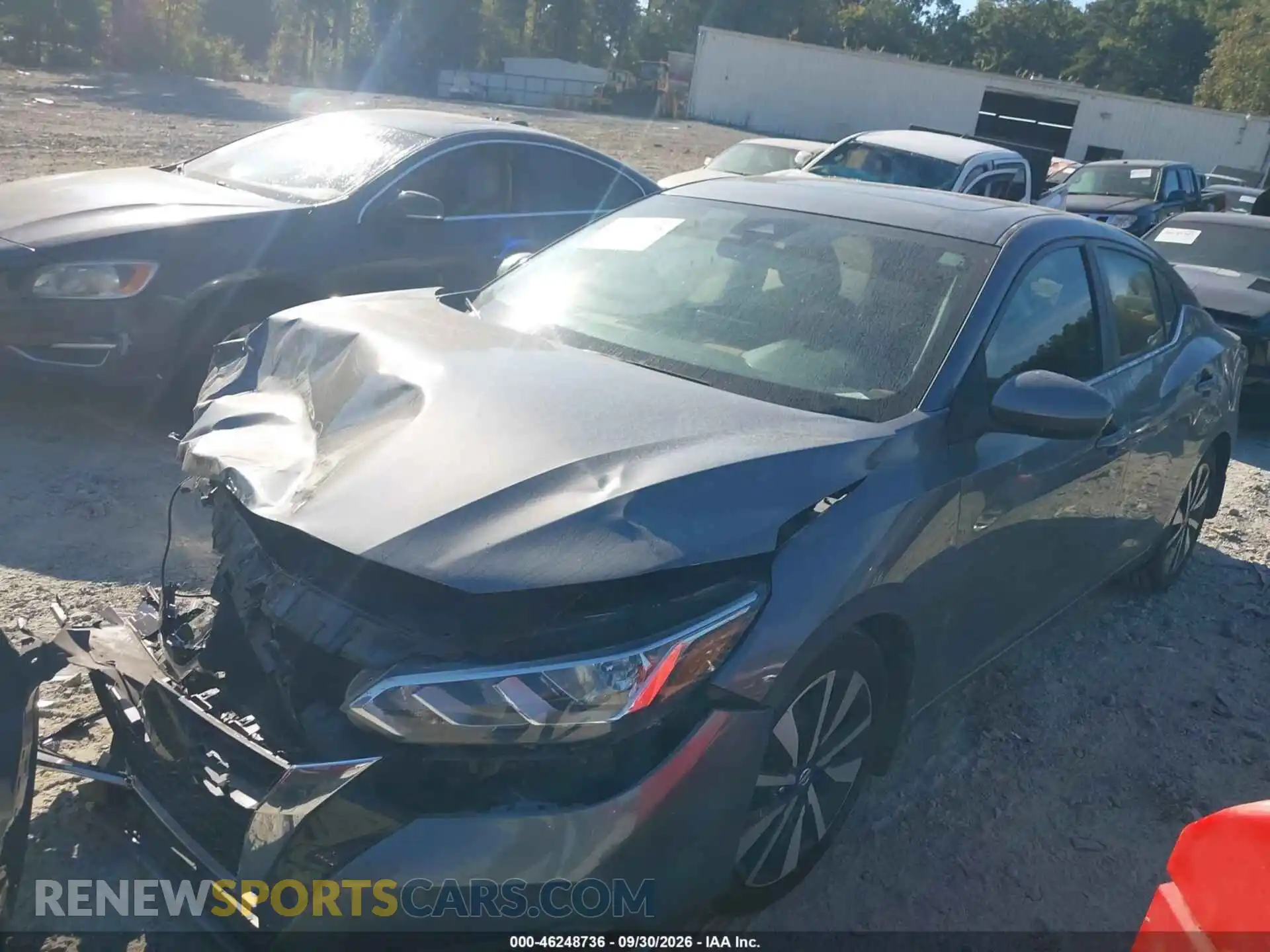 2 Photograph of a damaged car 3N1AB8CV3MY315653 NISSAN SENTRA 2021