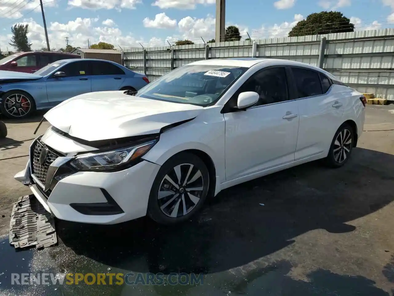 1 Photograph of a damaged car 3N1AB8CV3MY321128 NISSAN SENTRA 2021