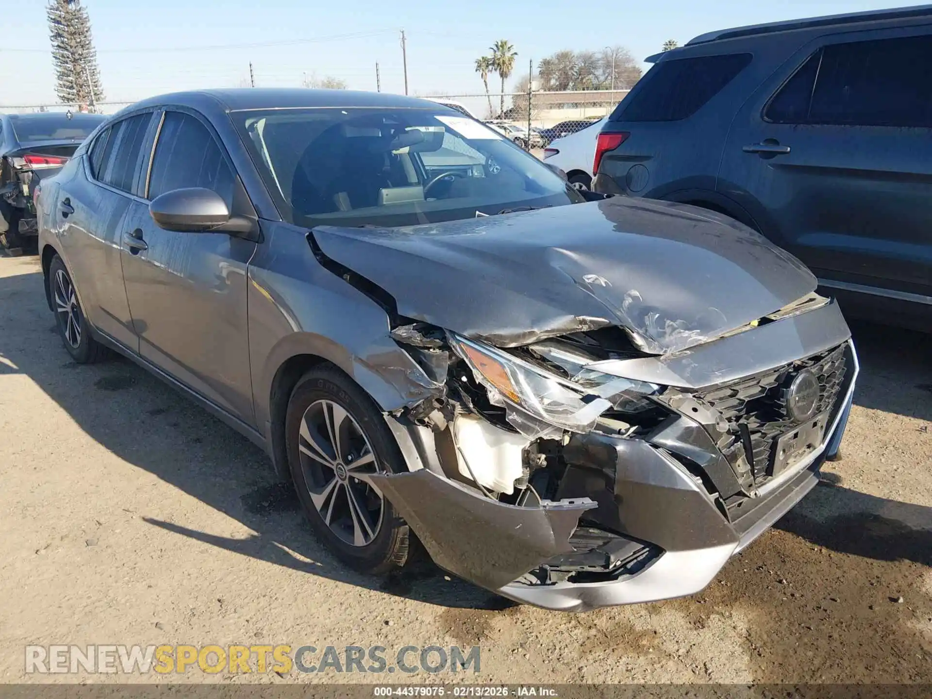 1 Photograph of a damaged car 3N1AB8CV3MY323283 NISSAN SENTRA 2021