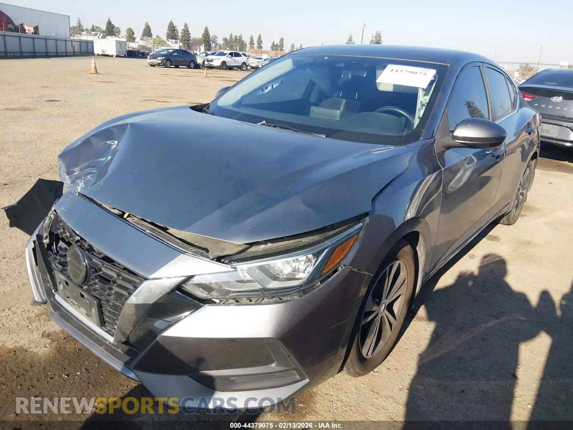 2 Photograph of a damaged car 3N1AB8CV3MY323283 NISSAN SENTRA 2021