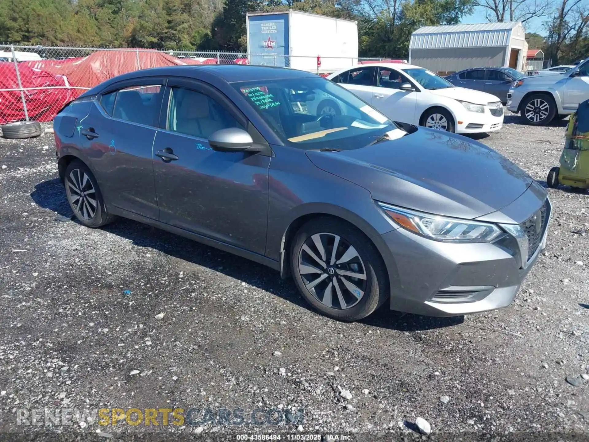 1 Photograph of a damaged car 3N1AB8CV3MY325342 NISSAN SENTRA 2021