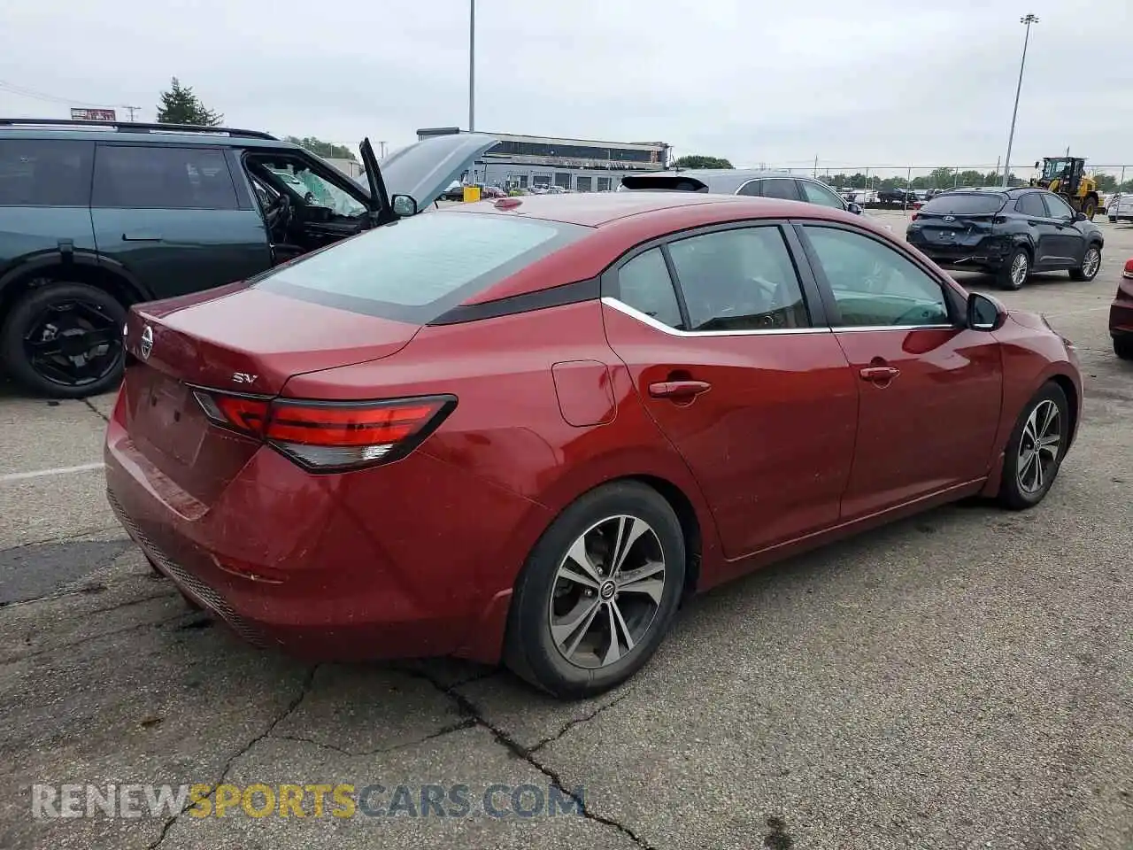 3 Photograph of a damaged car 3N1AB8CV3MY330380 NISSAN SENTRA 2021