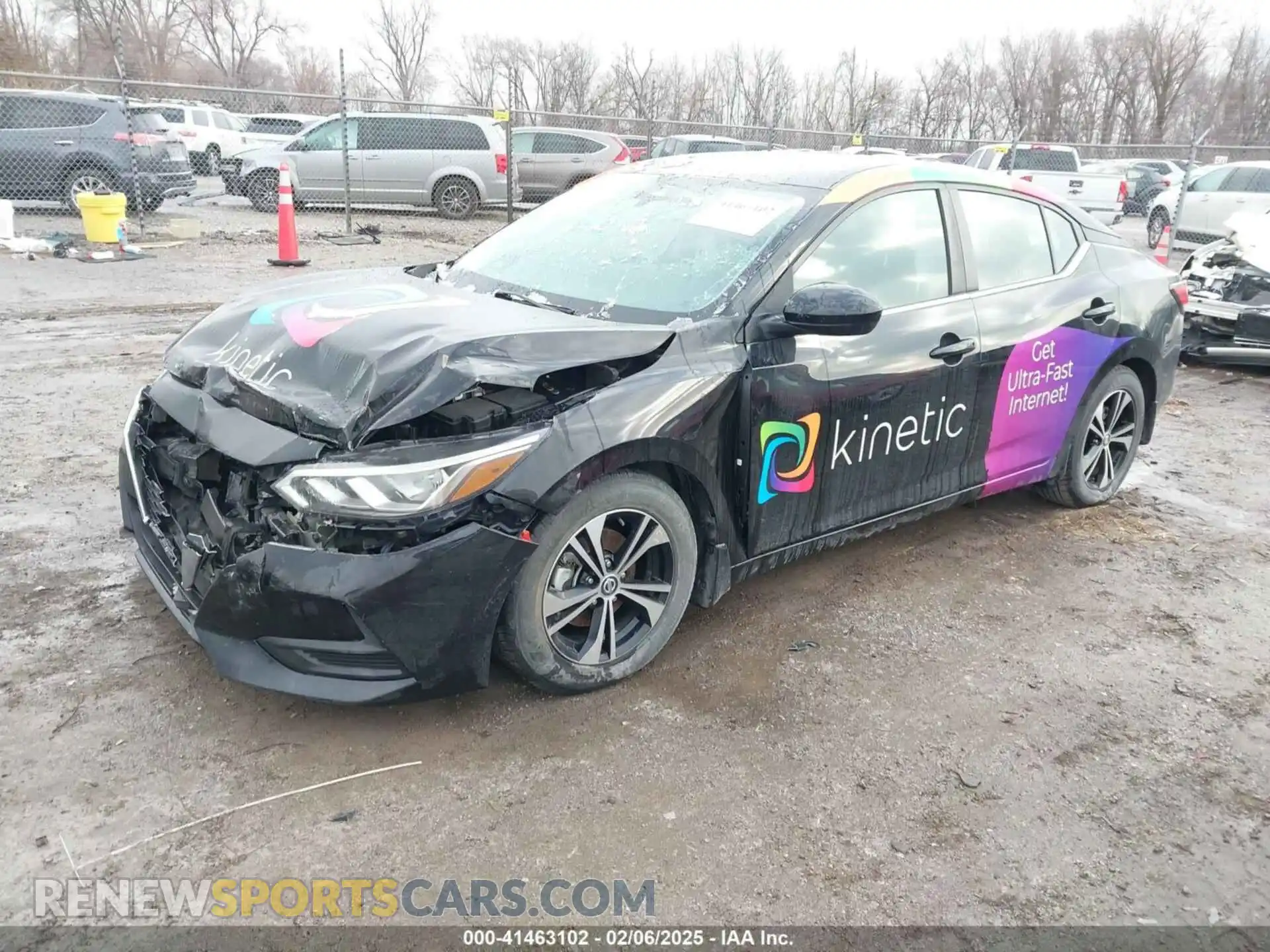 2 Photograph of a damaged car 3N1AB8CV4MY201290 NISSAN SENTRA 2021
