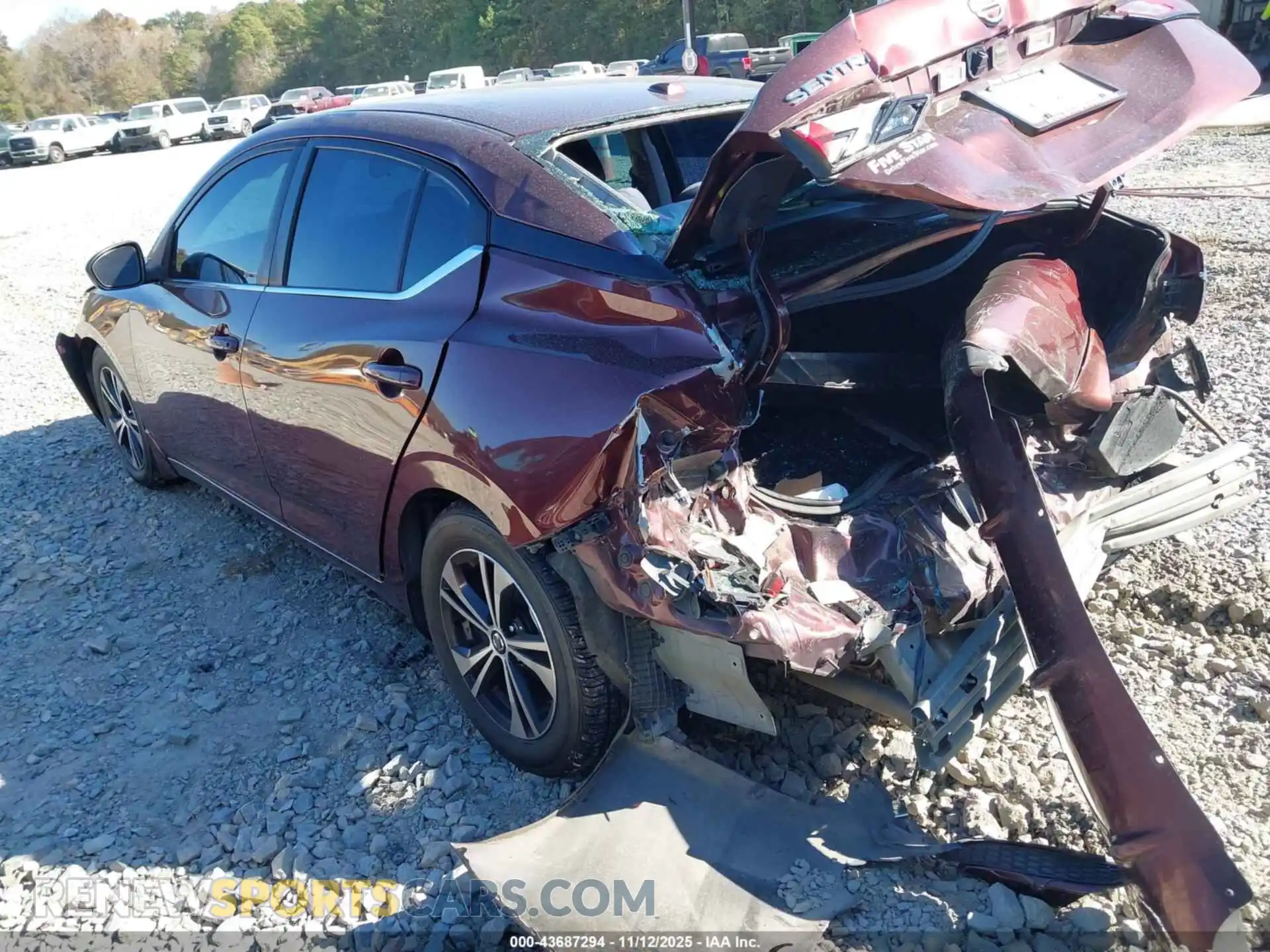 3 Photograph of a damaged car 3N1AB8CV4MY203153 NISSAN SENTRA 2021