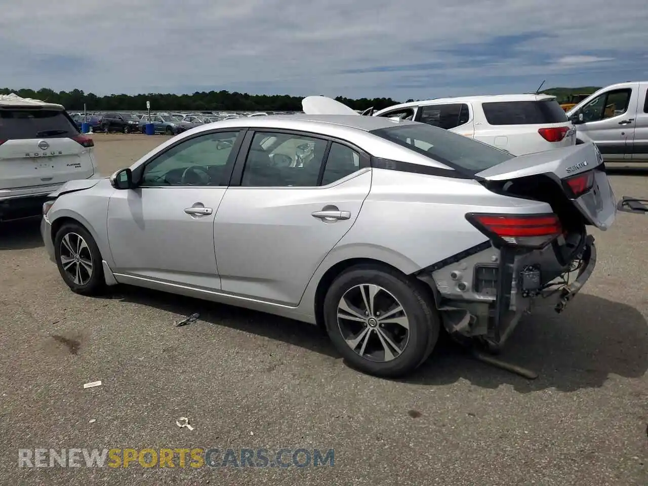 2 Photograph of a damaged car 3N1AB8CV4MY206036 NISSAN SENTRA 2021
