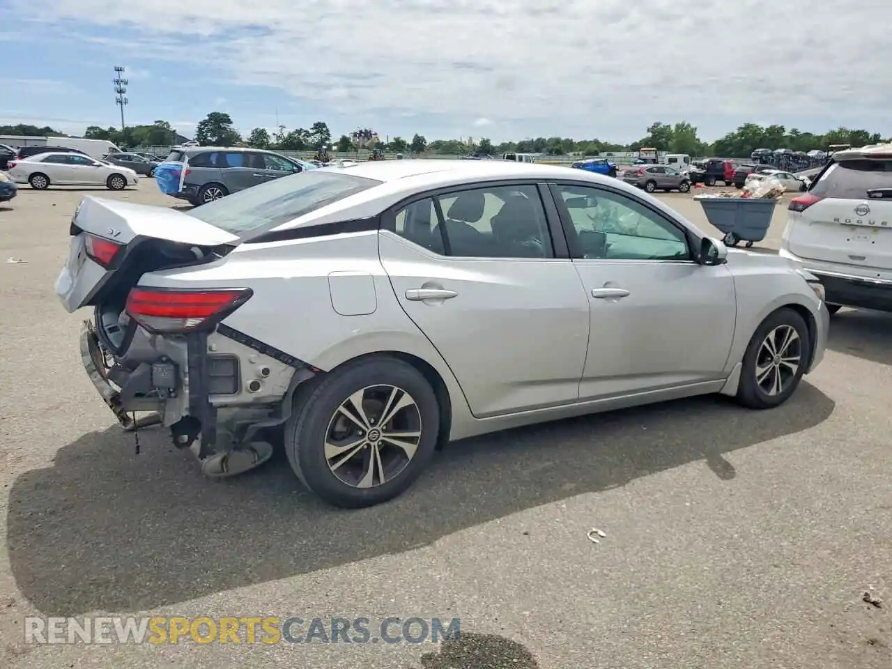 3 Photograph of a damaged car 3N1AB8CV4MY206036 NISSAN SENTRA 2021