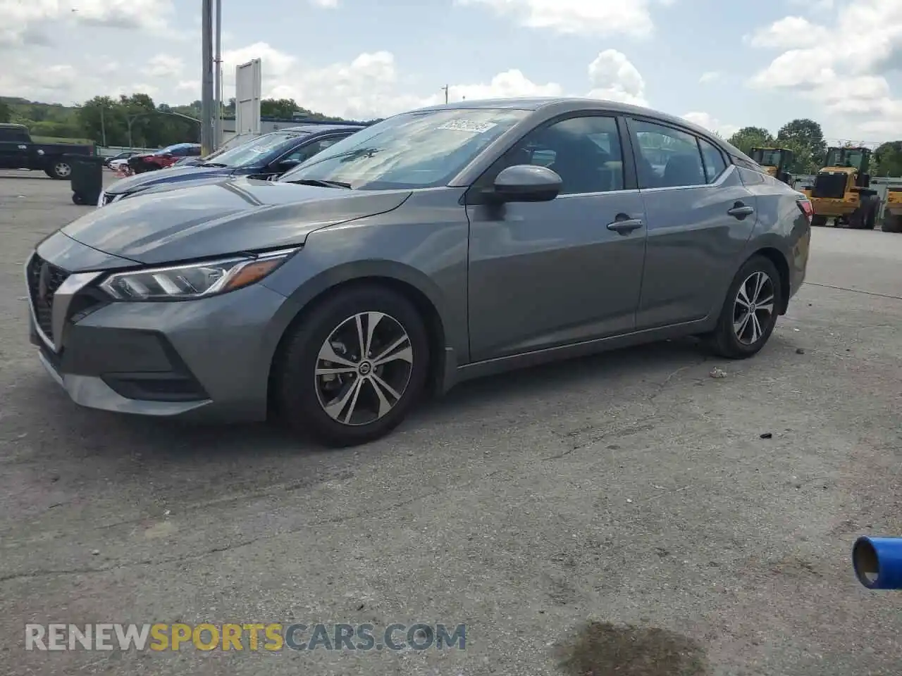 1 Photograph of a damaged car 3N1AB8CV4MY215187 NISSAN SENTRA 2021