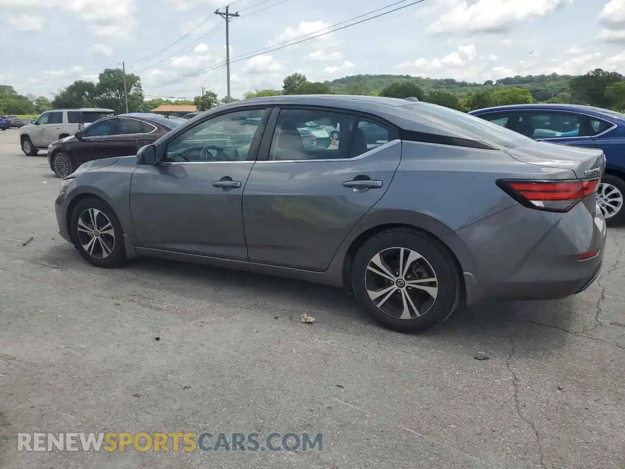2 Photograph of a damaged car 3N1AB8CV4MY215187 NISSAN SENTRA 2021