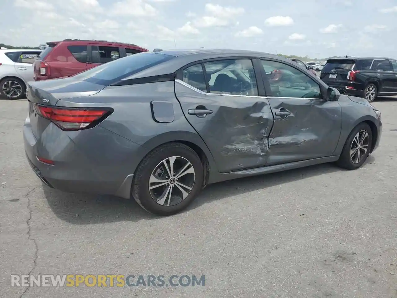 3 Photograph of a damaged car 3N1AB8CV4MY215187 NISSAN SENTRA 2021