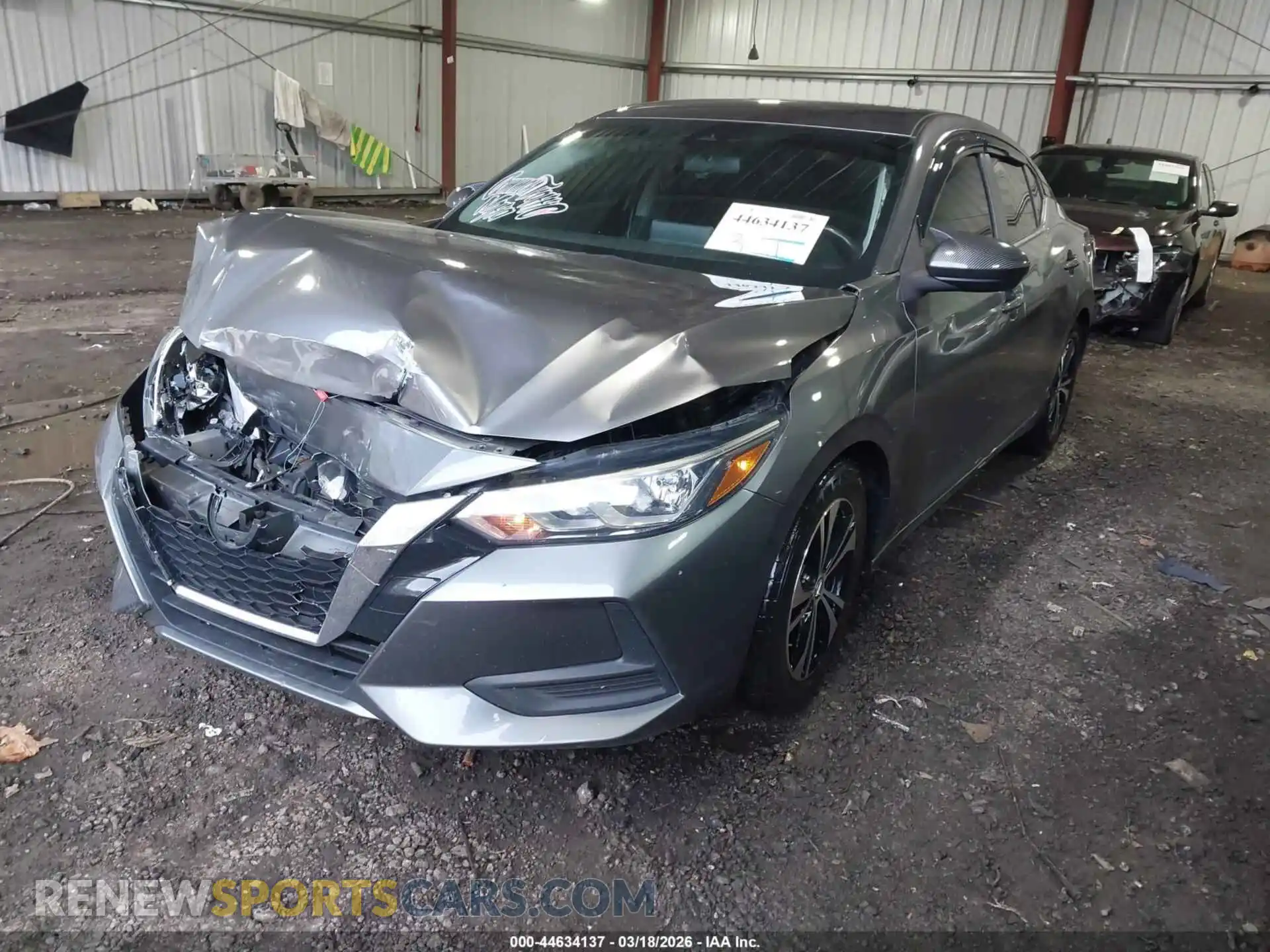 2 Photograph of a damaged car 3N1AB8CV4MY221166 NISSAN SENTRA 2021