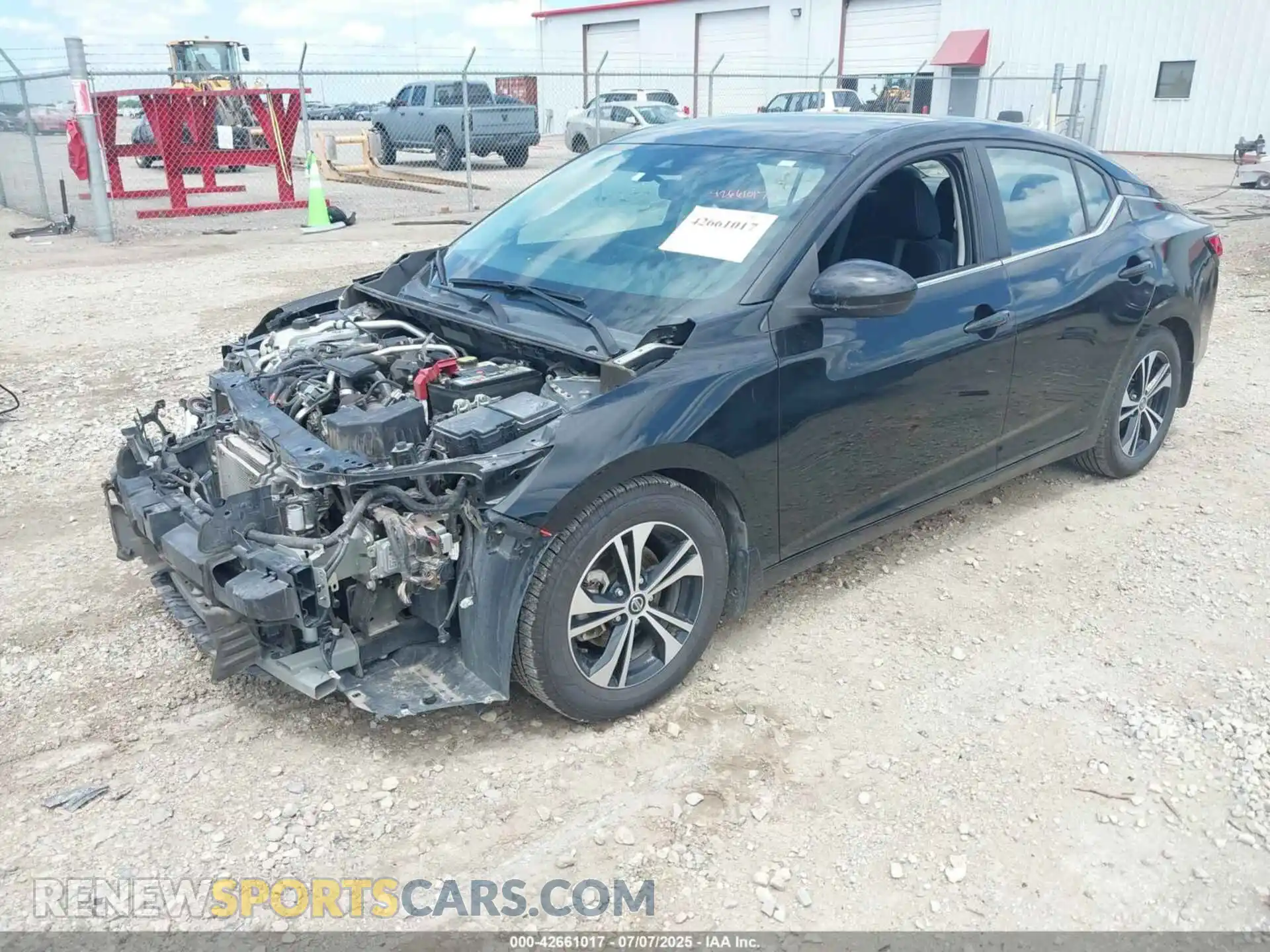 2 Photograph of a damaged car 3N1AB8CV4MY224505 NISSAN SENTRA 2021
