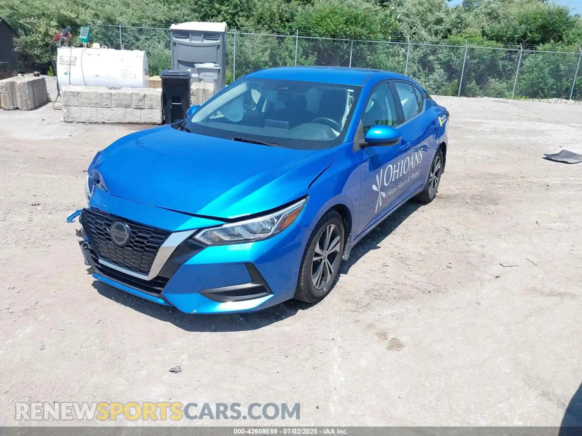 2 Photograph of a damaged car 3N1AB8CV4MY228294 NISSAN SENTRA 2021