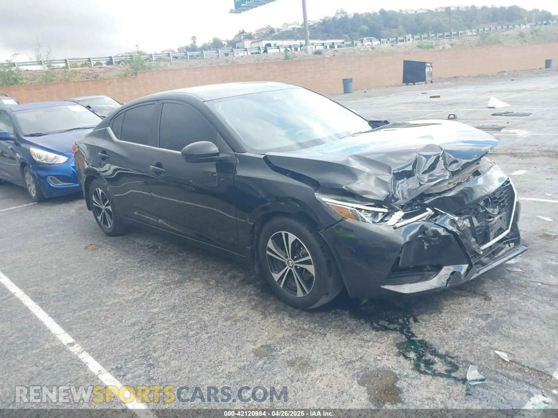 1 Photograph of a damaged car 3N1AB8CV4MY230305 NISSAN SENTRA 2021
