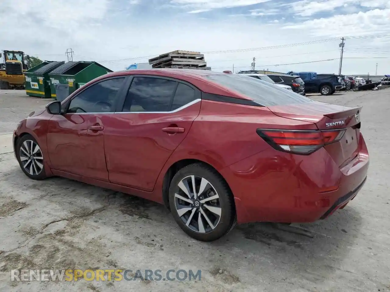 2 Photograph of a damaged car 3N1AB8CV4MY231308 NISSAN SENTRA 2021