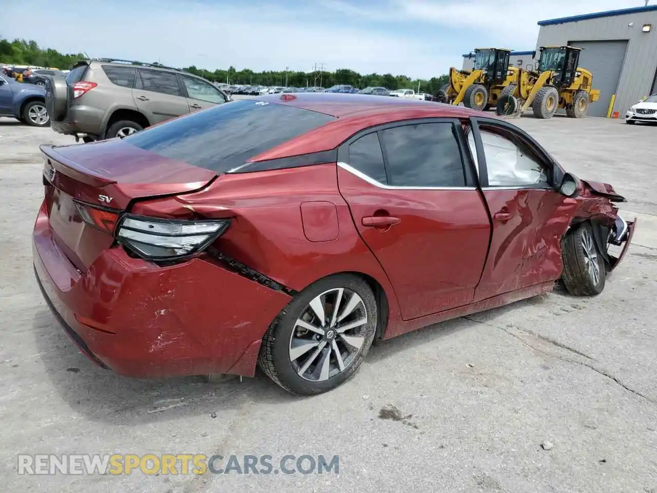 3 Photograph of a damaged car 3N1AB8CV4MY231308 NISSAN SENTRA 2021