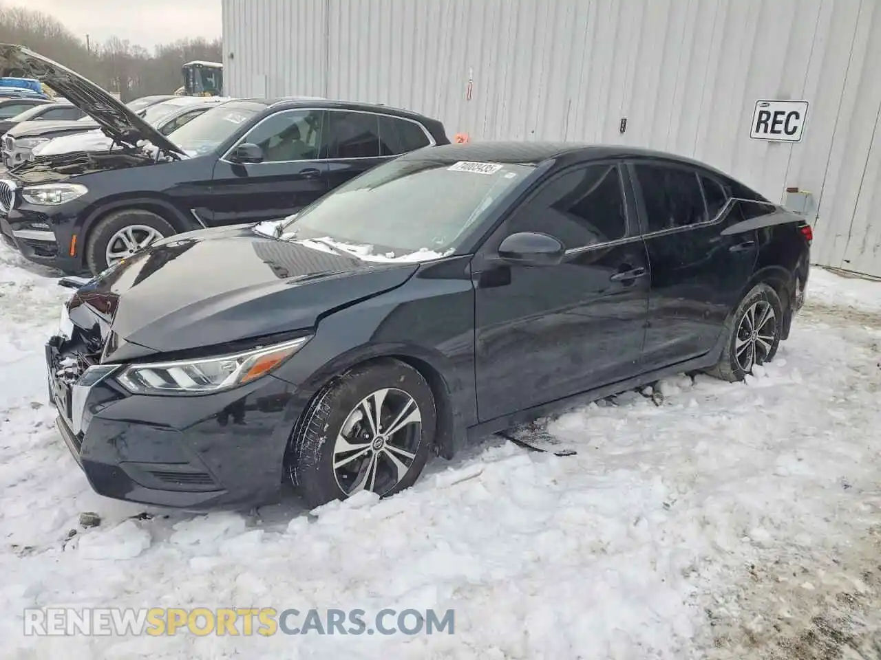 1 Photograph of a damaged car 3N1AB8CV4MY232085 NISSAN SENTRA 2021