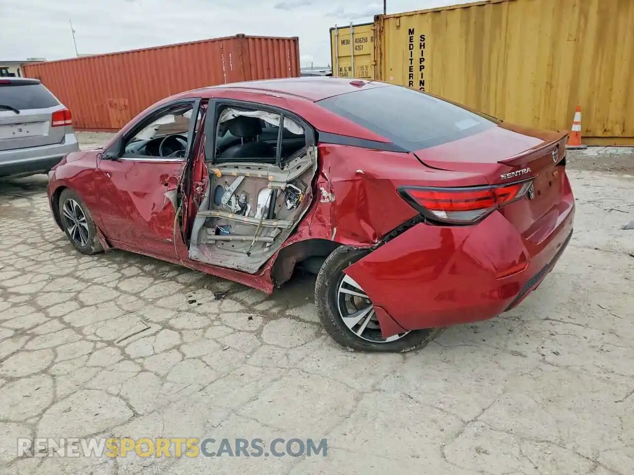 2 Фотография поврежденного автомобиля 3N1AB8CV4MY233804 NISSAN SENTRA 2021
