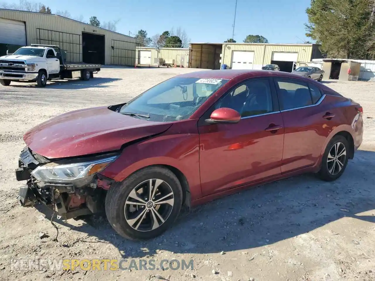 1 Photograph of a damaged car 3N1AB8CV4MY235214 NISSAN SENTRA 2021