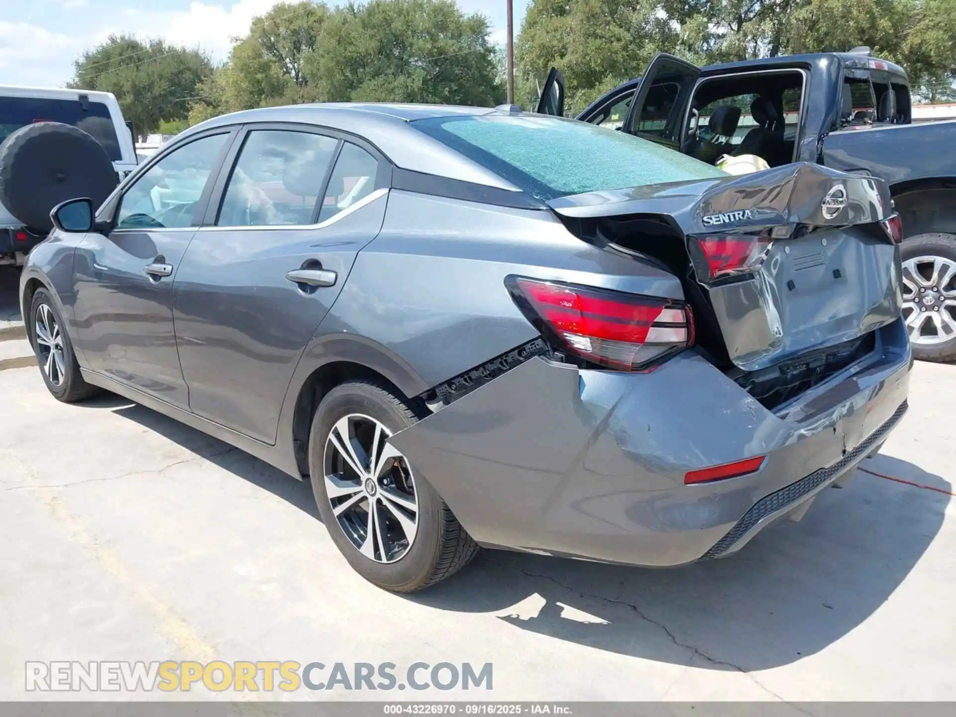 3 Photograph of a damaged car 3N1AB8CV4MY235522 NISSAN SENTRA 2021
