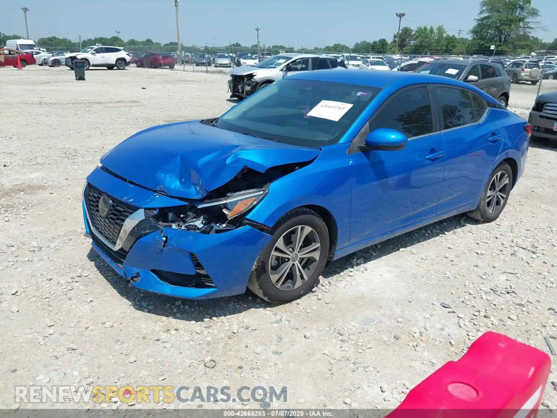 2 Photograph of a damaged car 3N1AB8CV4MY235956 NISSAN SENTRA 2021
