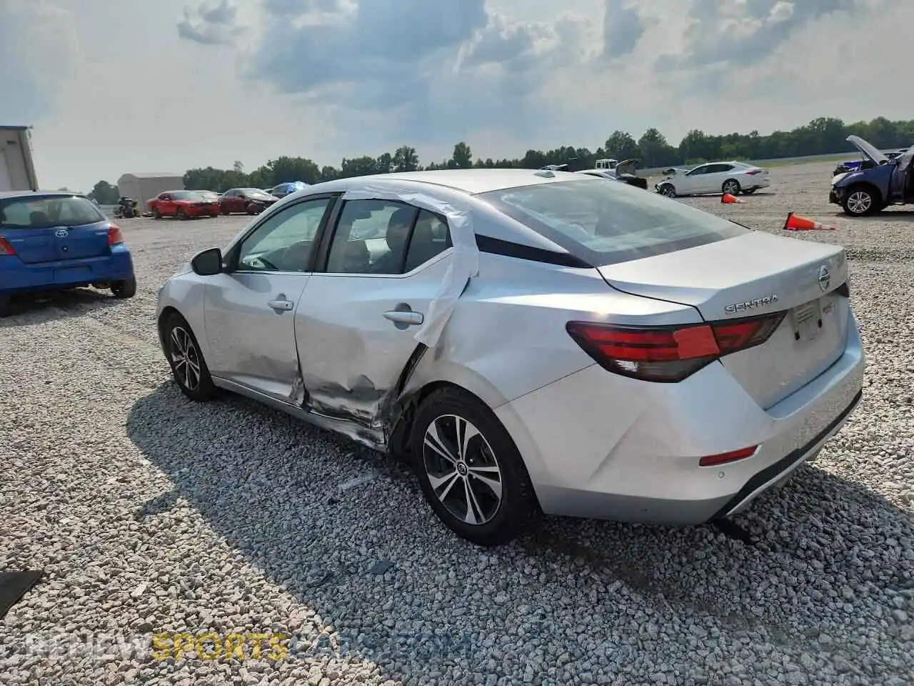 2 Photograph of a damaged car 3N1AB8CV4MY237254 NISSAN SENTRA 2021