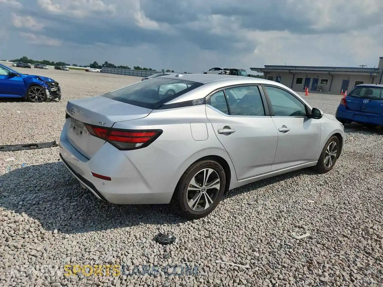 3 Photograph of a damaged car 3N1AB8CV4MY237254 NISSAN SENTRA 2021