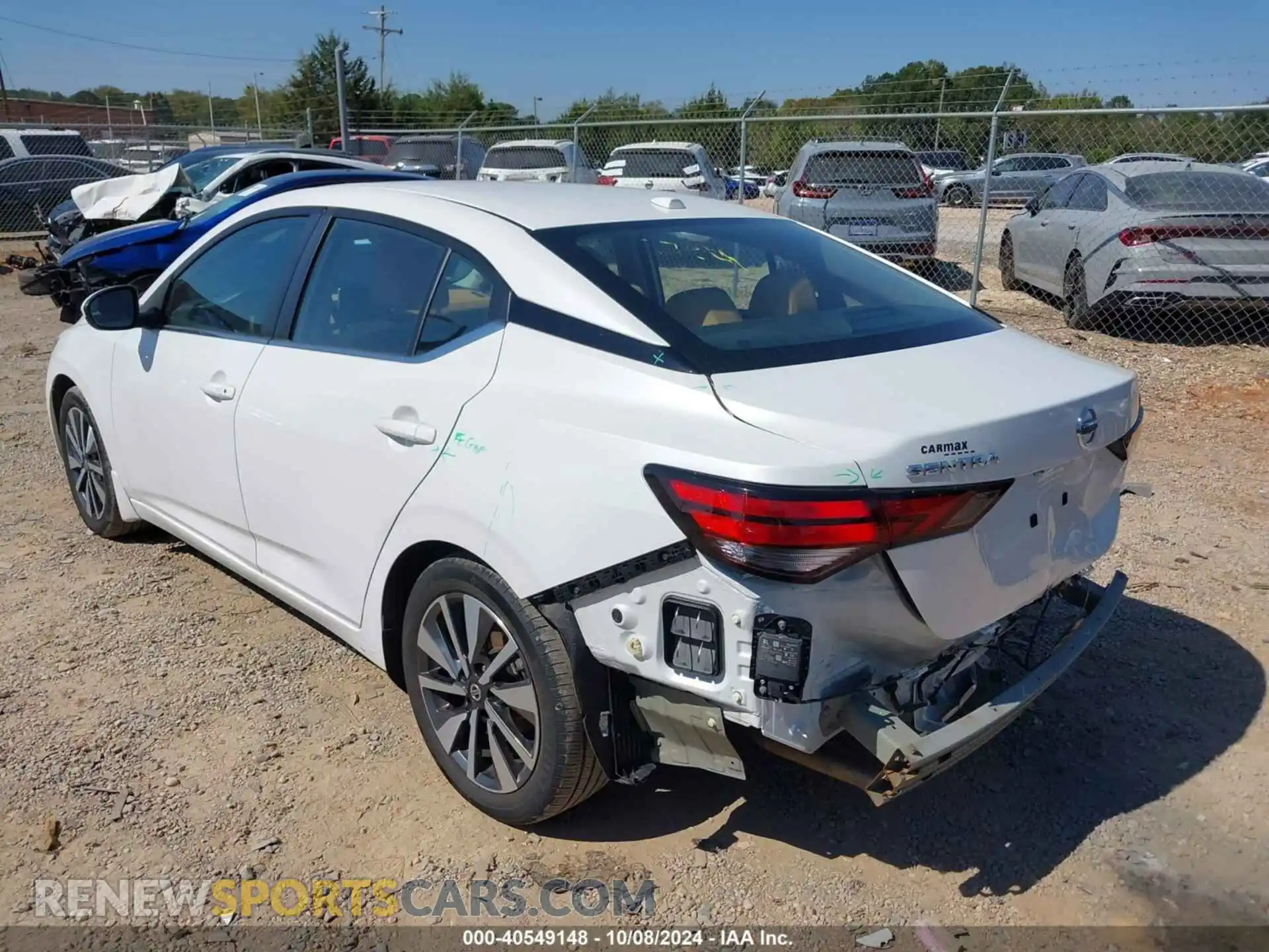 3 Photograph of a damaged car 3N1AB8CV4MY243734 NISSAN SENTRA 2021
