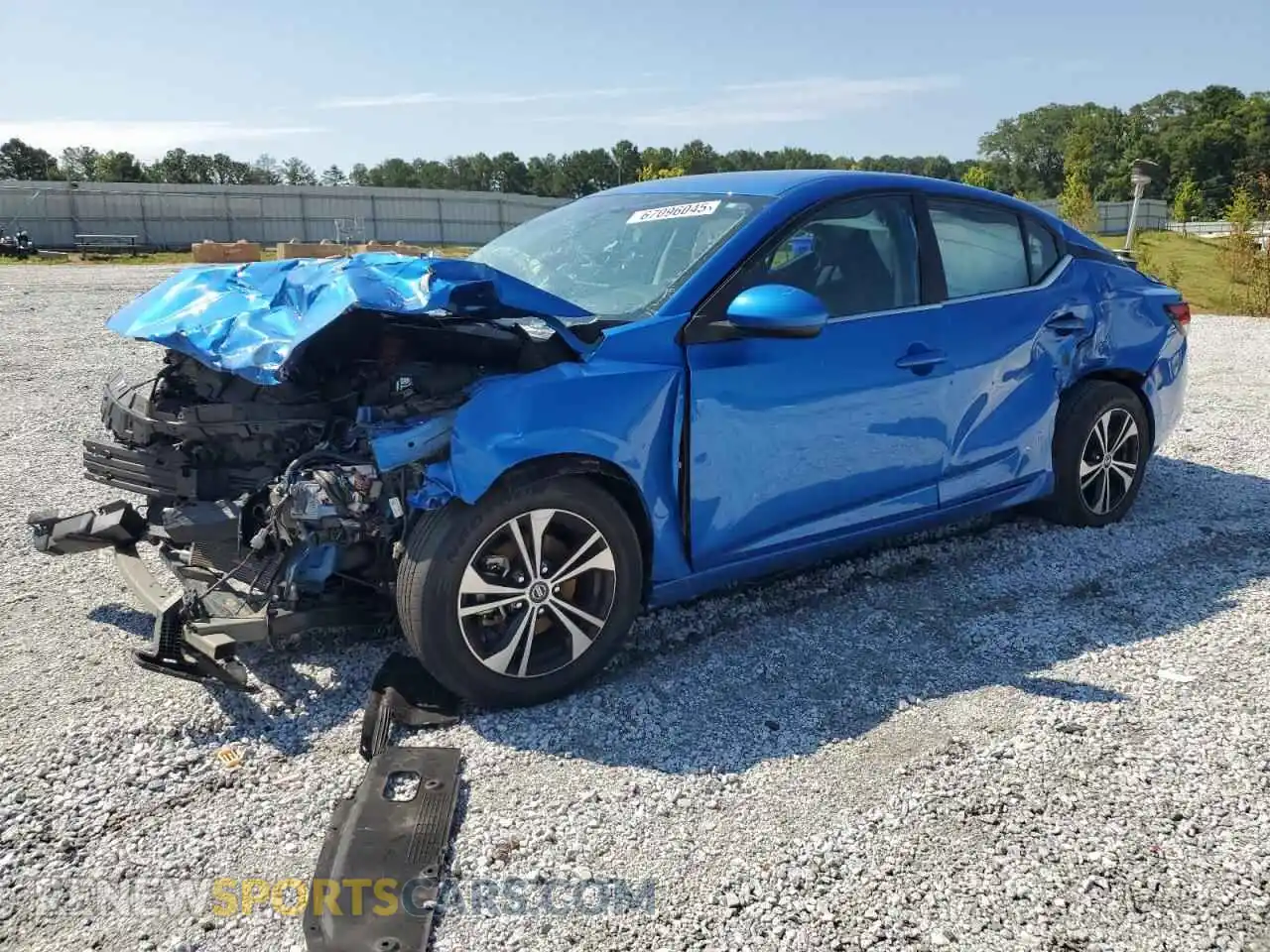 1 Photograph of a damaged car 3N1AB8CV4MY262428 NISSAN SENTRA 2021