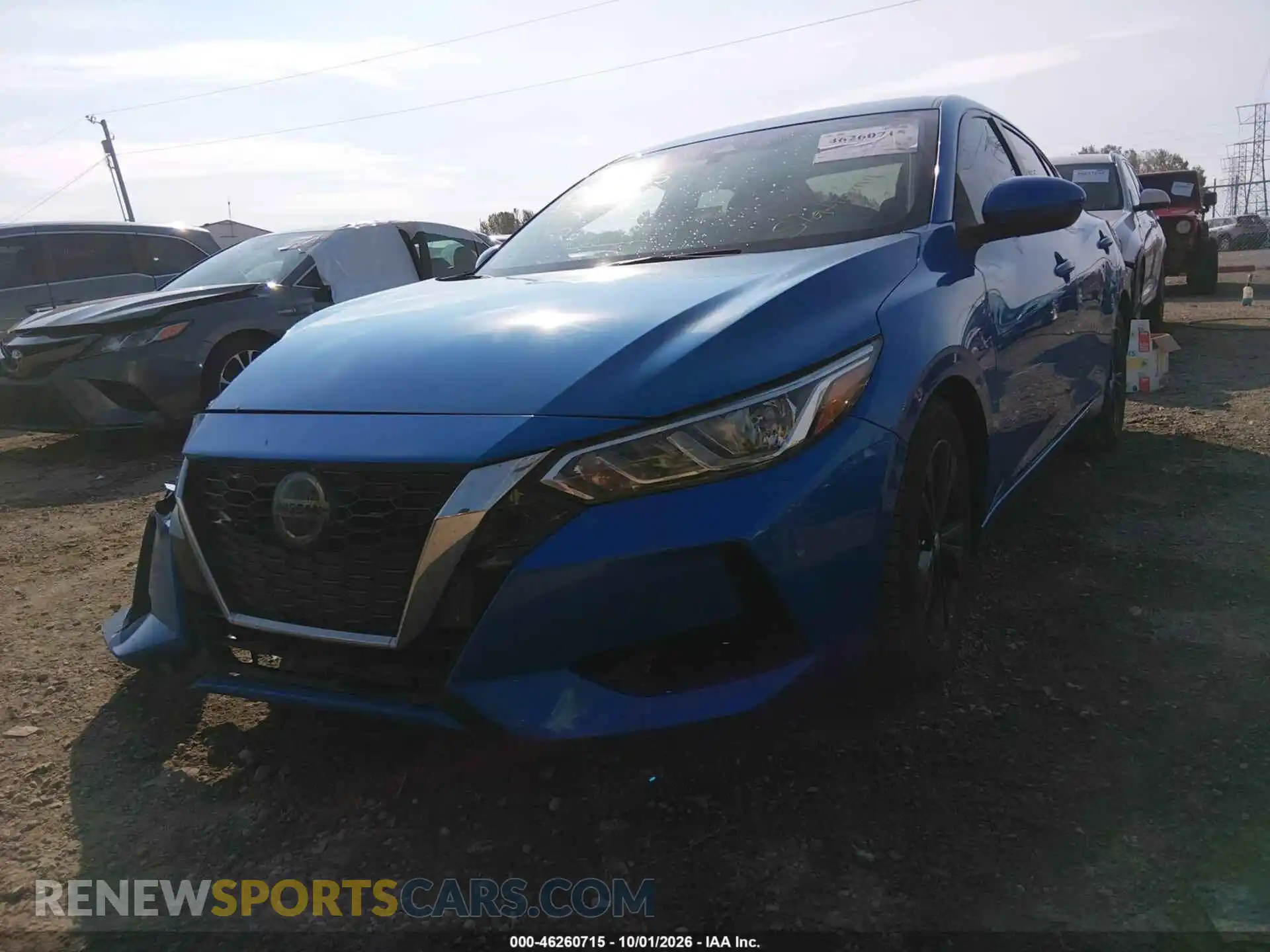 2 fotografías del automóvil dañado 3N1AB8CV4MY262526 NISSAN SENTRA 2021